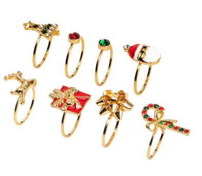 H and M Christmas Rings
