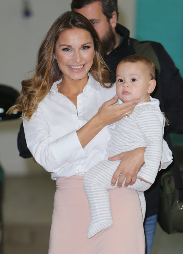 Sam Faiers at the ITV studios