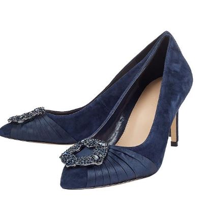 phase eight blue wedding shoes