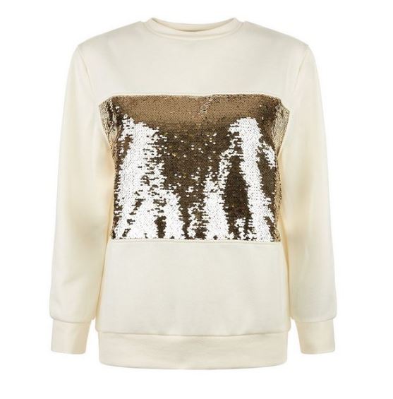 new look sequin jumper