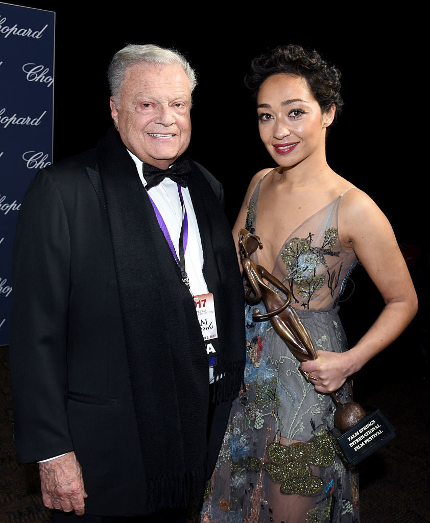 Ruth Negga with chairman Palm Springs