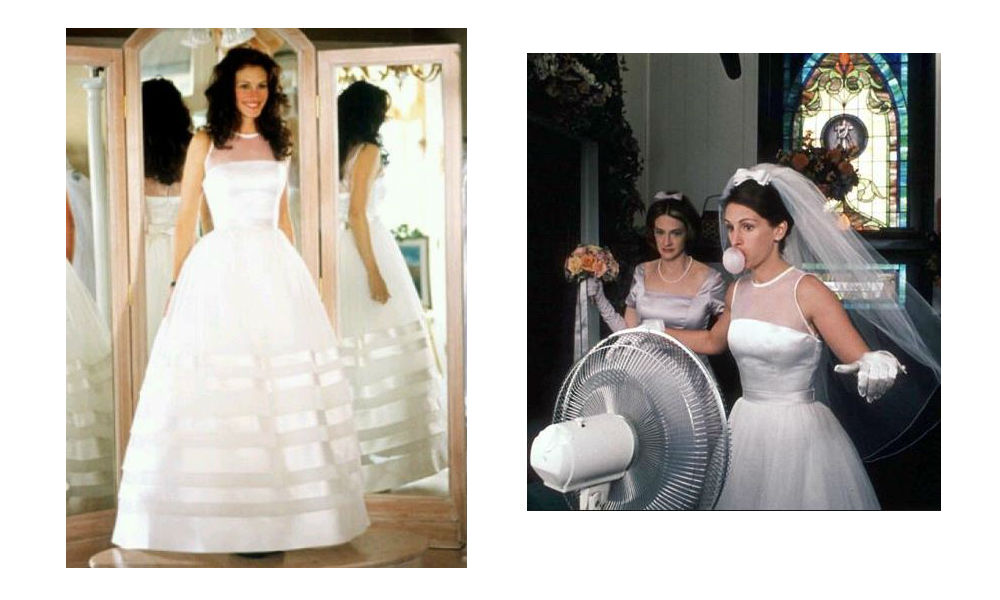 90s wedding dress