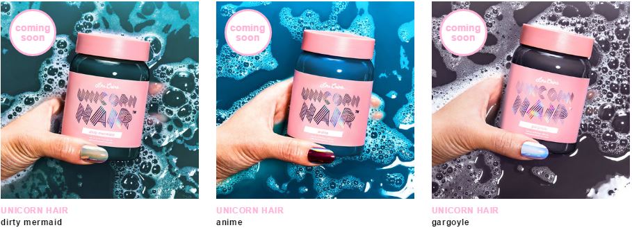 9. Lime Crime Unicorn Hair Semi-Permanent Hair Color - Blue Smoke - wide 2