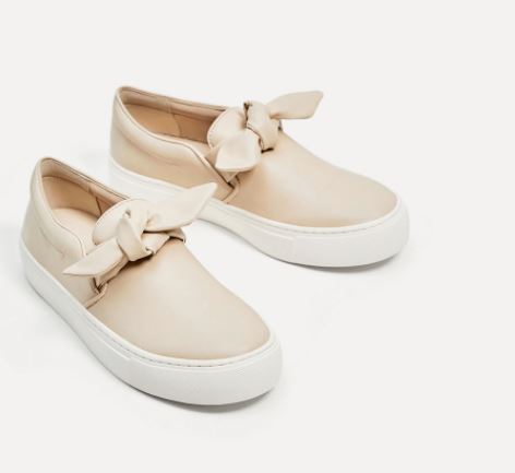 zara summer runners with bow