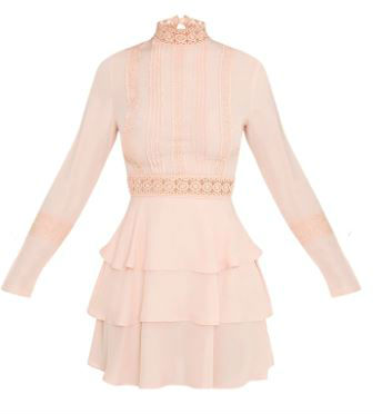 pretty little thing angel dress