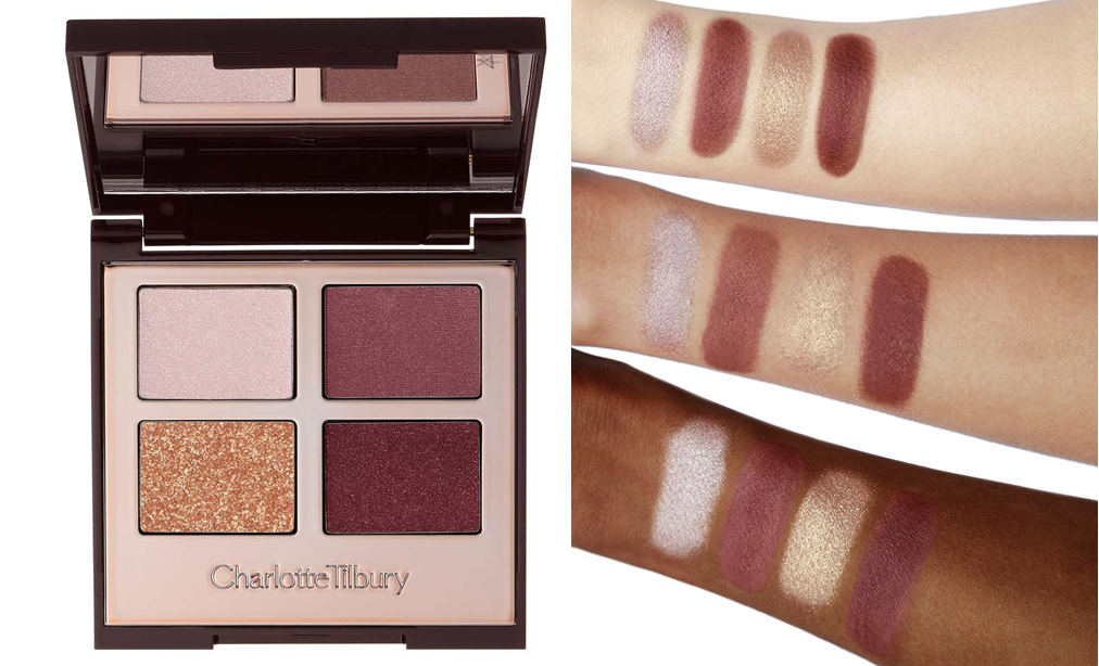 Charlotte Tilbury Bronze eyshadow and swatches