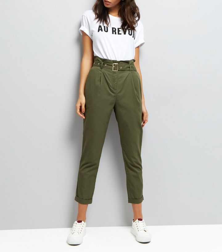 new look khaki pants summer style