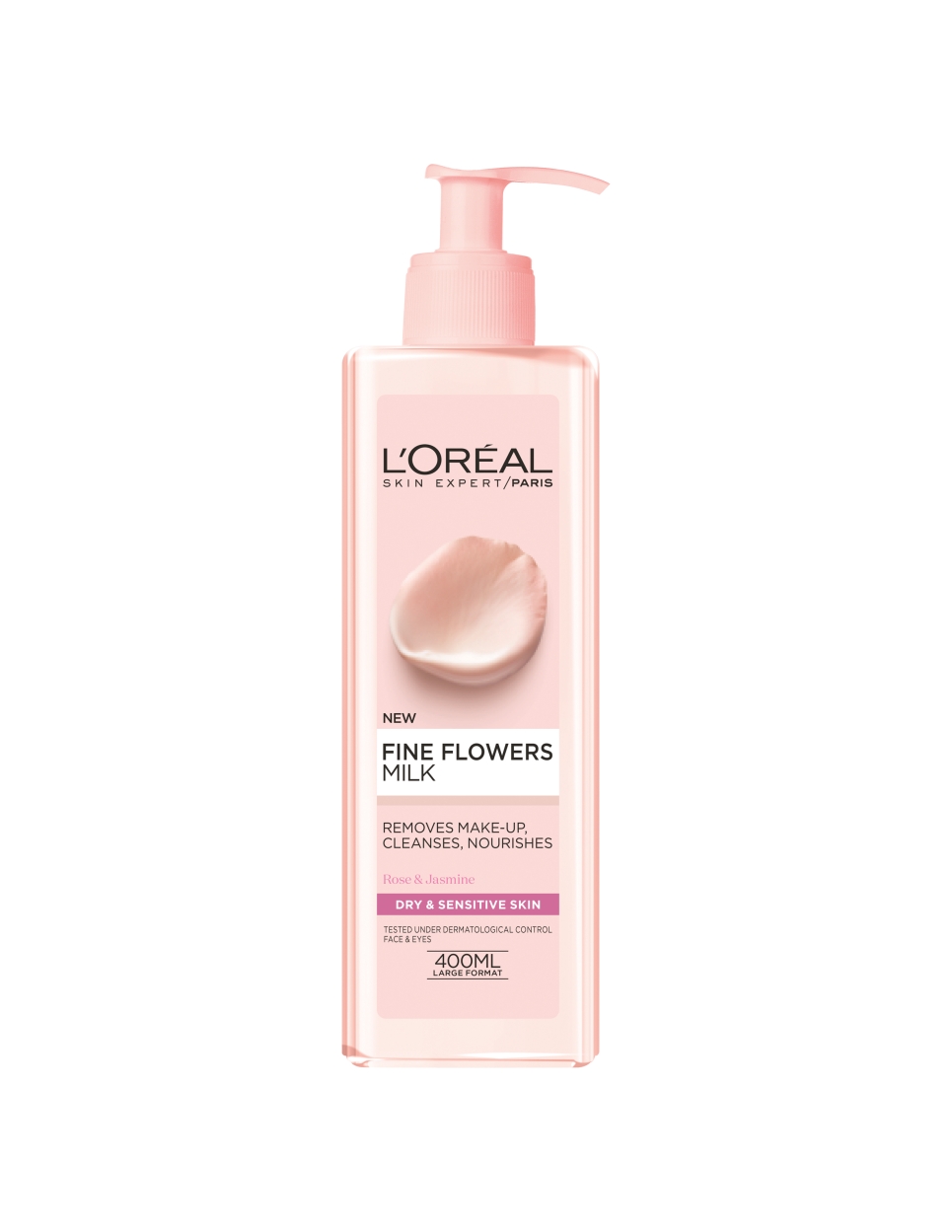 l'oreal fine flowers cleansing milk