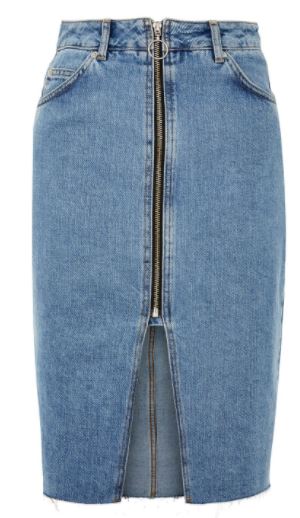 topshop new denim skirt sales