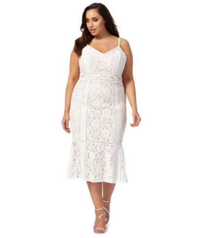 debenhams white dresses