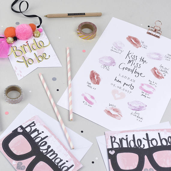 kissesforthemrs hen party game