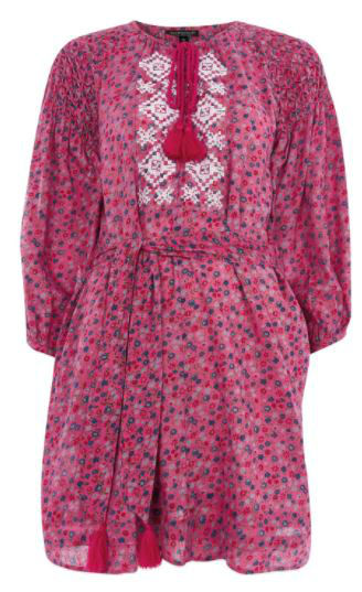 topshop smock dress