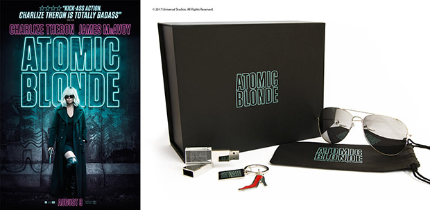 Win limited edition ATOMIC BLONDE movie merchandise