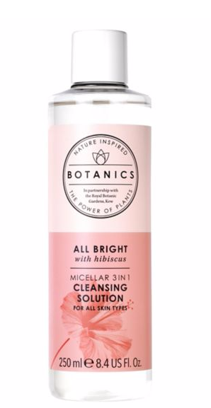 botanics all bright micellar cleasing solution 3 in 1