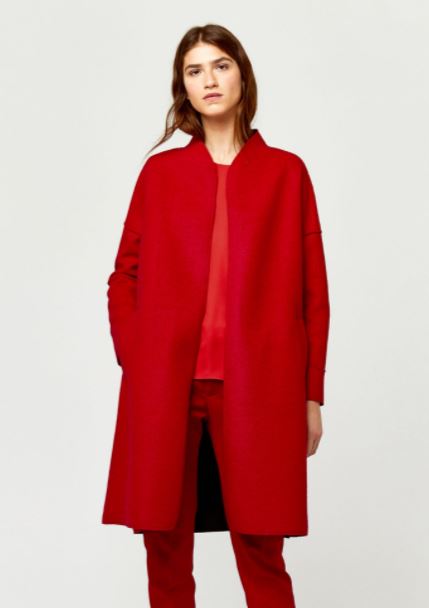 warehouse red coat