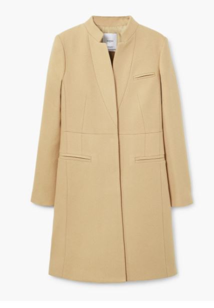 mango camel coat