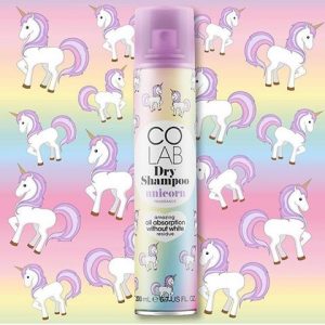 colab dry shampoo unicorn themed beauty products