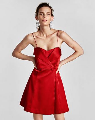 zara little red dresses