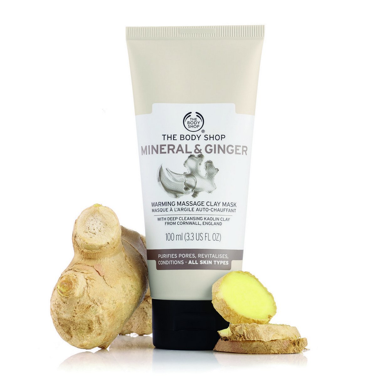 MINERAL MASK - GINGER WARMING MASSAGE DETOX CLAY MASK