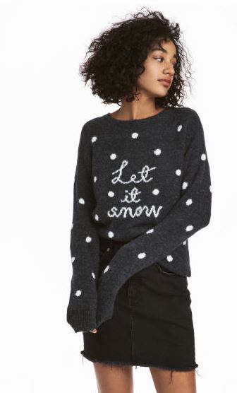 hm let it snow christmas jumpers