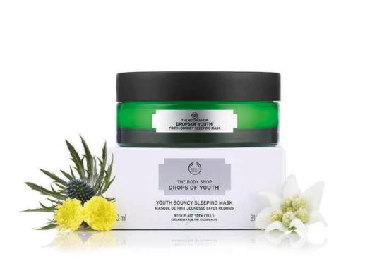 body shop bouncy sleeping mask