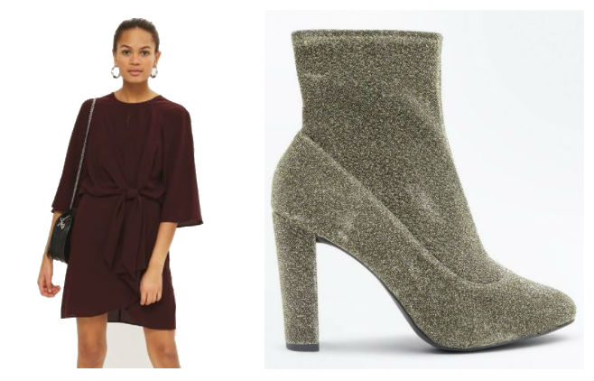 topshop dress new boot boots desk to drinks