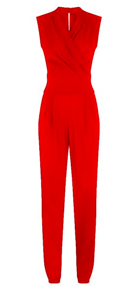 HotSquash - Red Jumpsuit in Clever Fabric