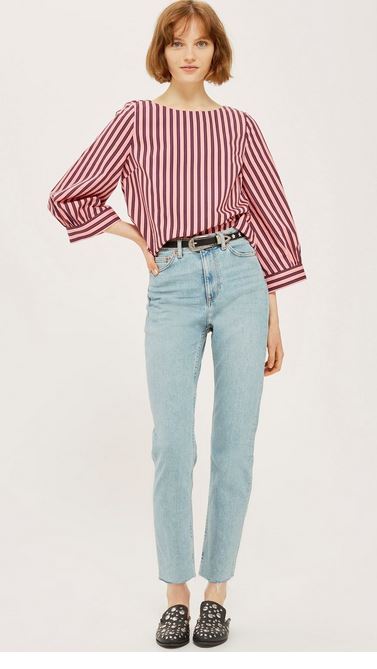 topshop straight jeans