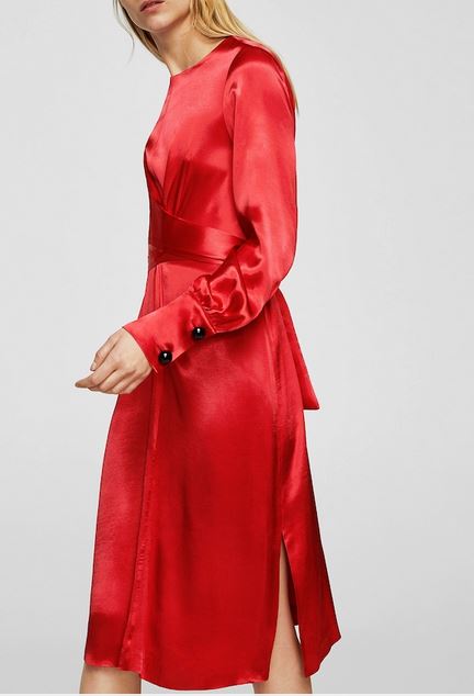 Mango red best sale dress 2018