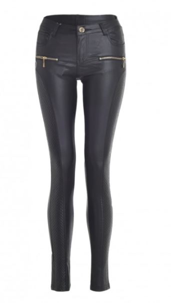 leather look trousers iclothing