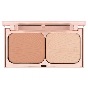 charlotte tilbury  powder highlighter oily pale skin