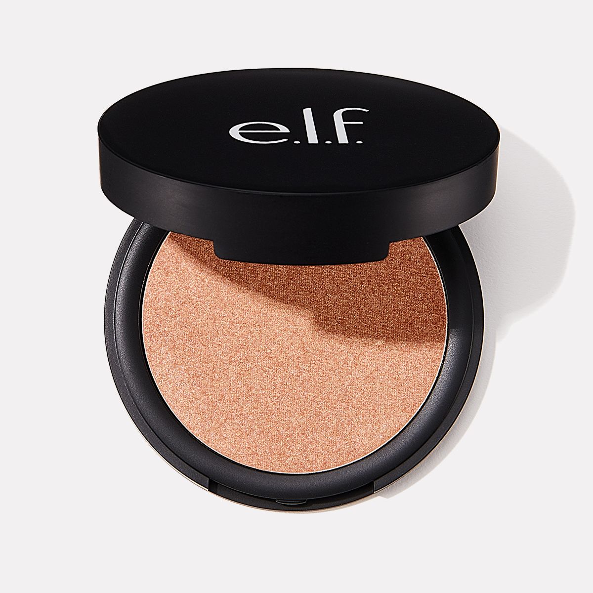 elf shimmer highlighting powder sunset glow