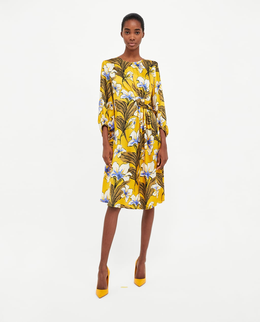 zara floral dresses