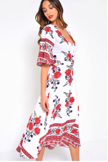 iclothing floral dresses