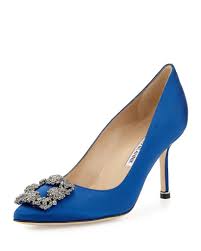 manolo blahnik Hangisi pumps some thing blue