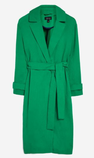 Plisse Belted Duster Coat €80