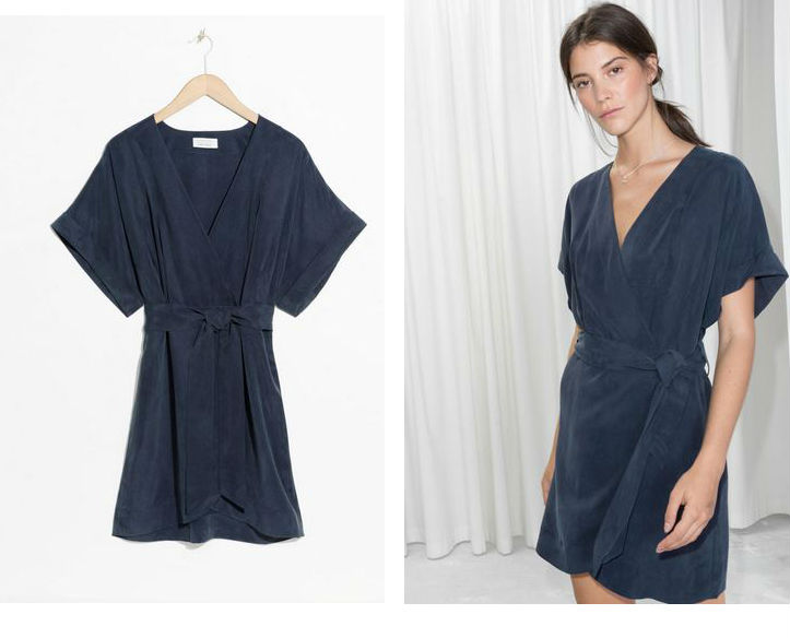 Other stories shop kimono wrap dress