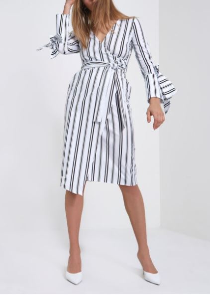 river island wrap dress