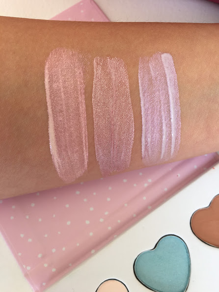 penneys k pop liquid highlighters swatches