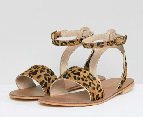 asos fancy flat sandals