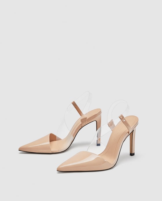 zara plastic shoes