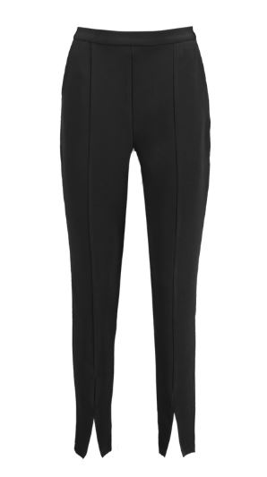 boohoo Split Front Slim Line Ankle Grazer Trousers