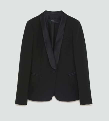 TUXEDO STYLE BLAZER DETAILS 69.99