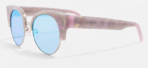 Handmade Premium Acetate Kitten Club Sunglasses from Topshop