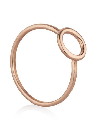 momuse 9kt Rose Gold Circle Ring €295