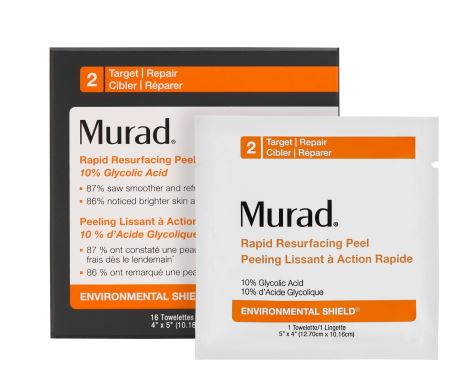 murad Environmental Shield Rapid Resurfacing Peel wipes