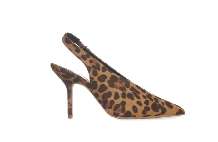 penneys leopard print slingback shoe