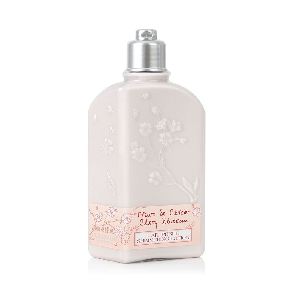 L'occitane cherry blossom shimmering body lotion
