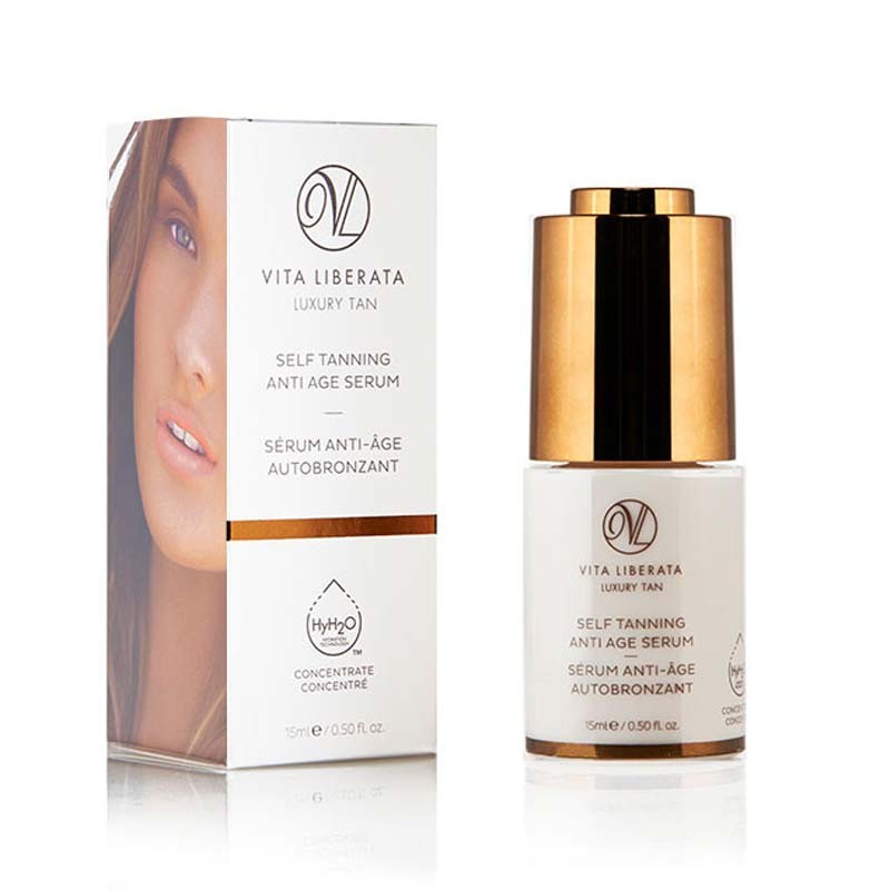 vita liberata self tannning anti geing serum pale face