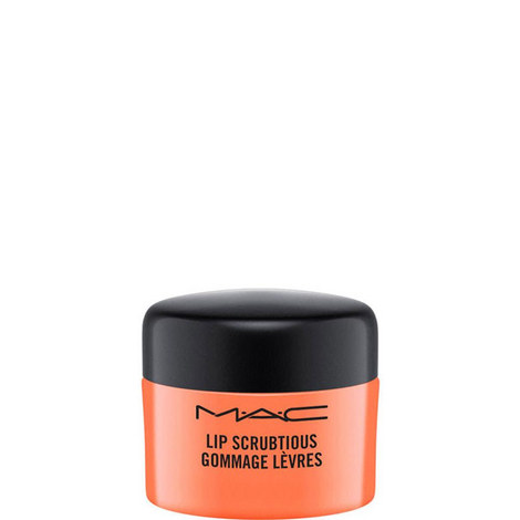 mac lip scrub tious flaky